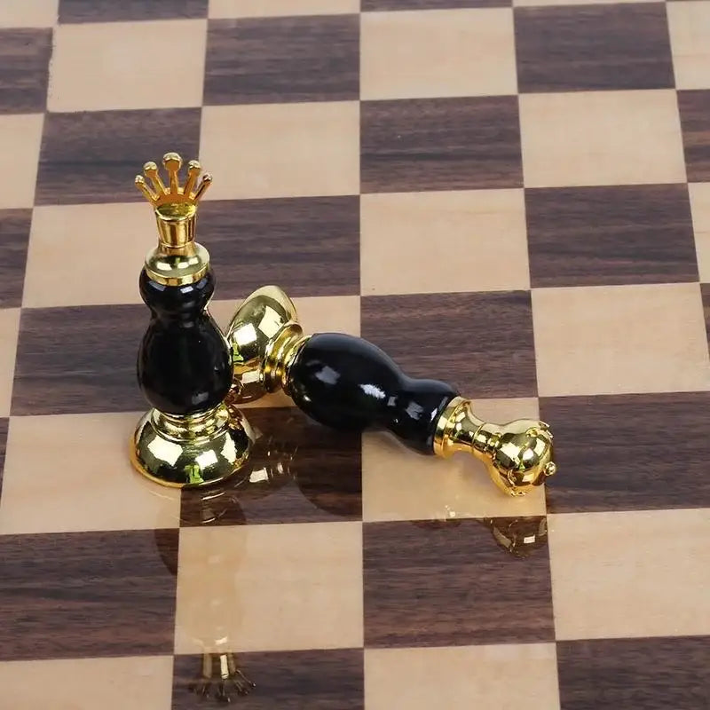 Wooden Marble Chess Set