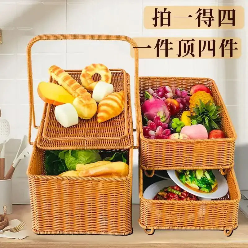 Rattan Picnic Basket Lid