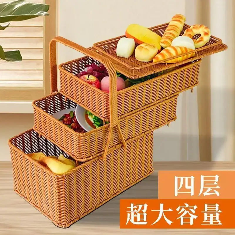 Rattan Picnic Basket Lid