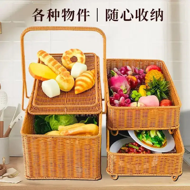 Rattan Picnic Basket Lid