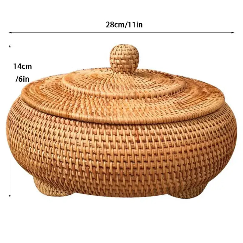 Rattan Storage Box Lid