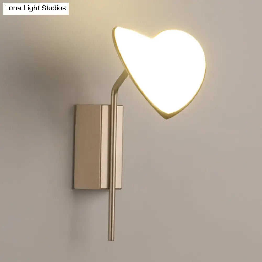 Gold Leaf LED Wall Sconce