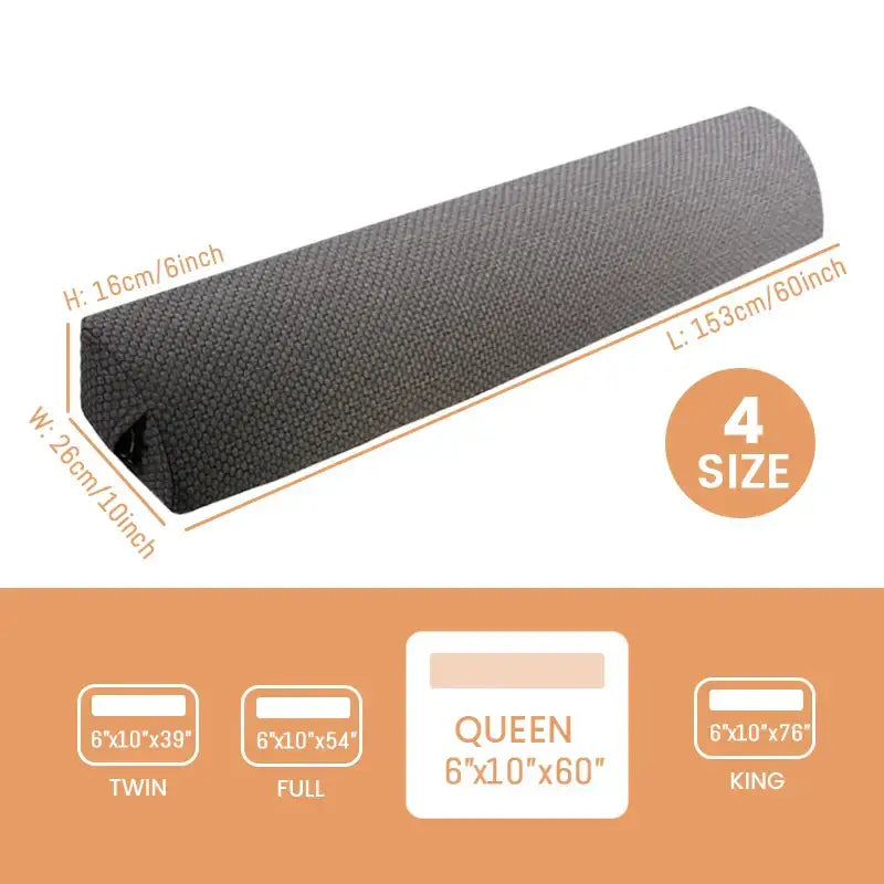 Gray Hexagonal Pillow Wedge