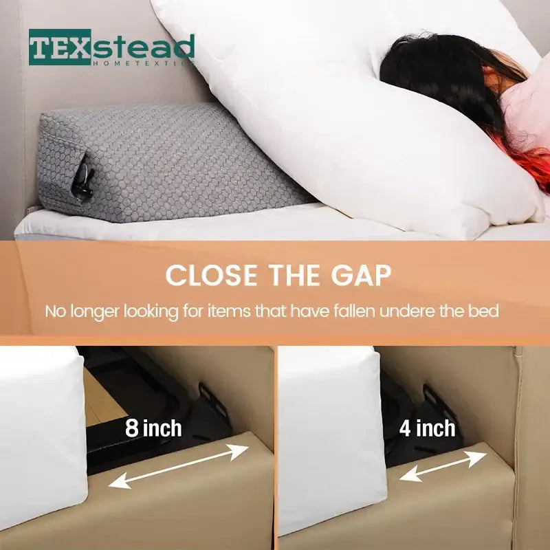 Gray Hexagonal Pillow Wedge