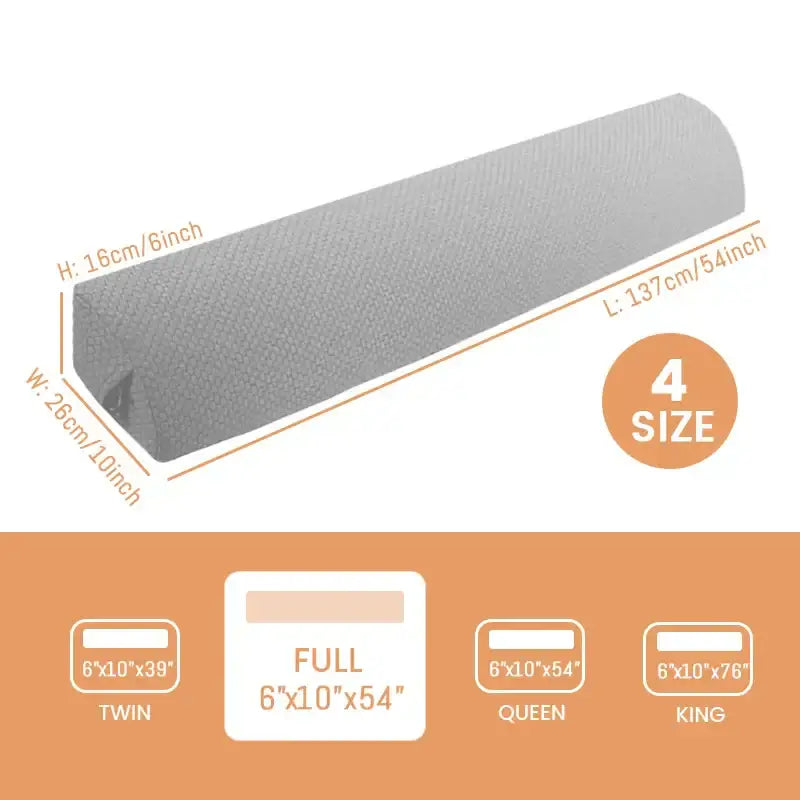 Gray Hexagonal Pillow Wedge