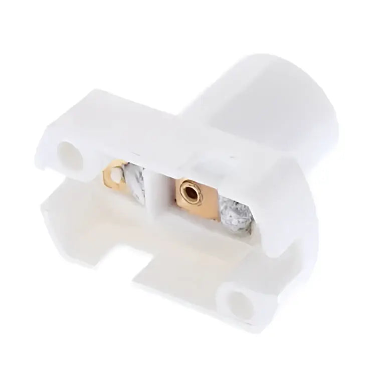 White E12 Bulb Socket