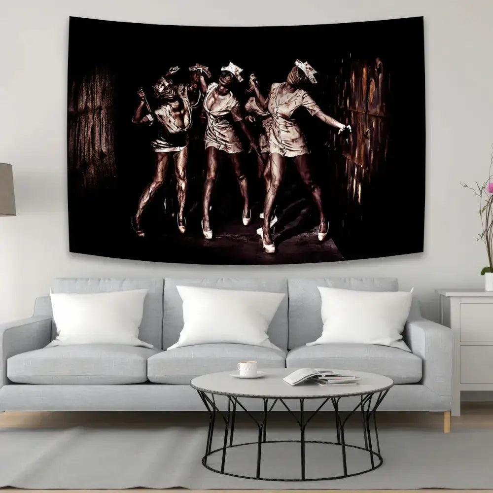 Black Sepia Tapestry