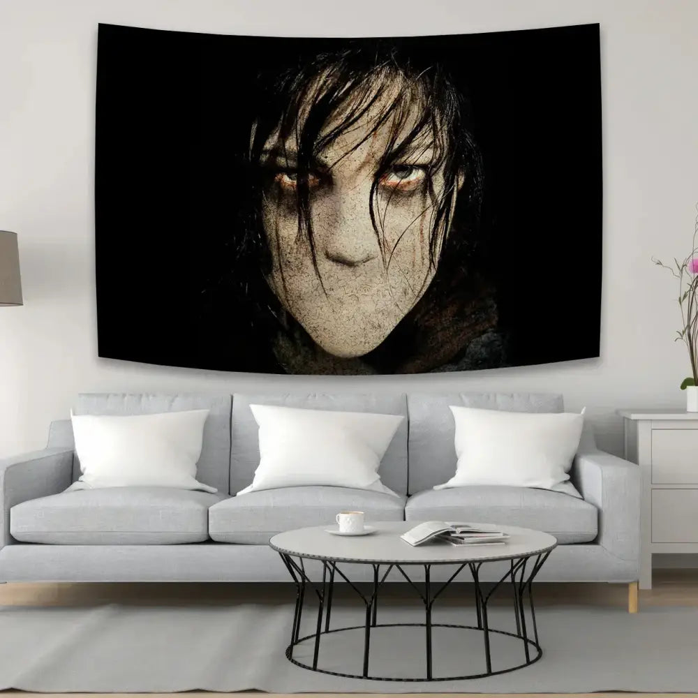 Black Sepia Tapestry