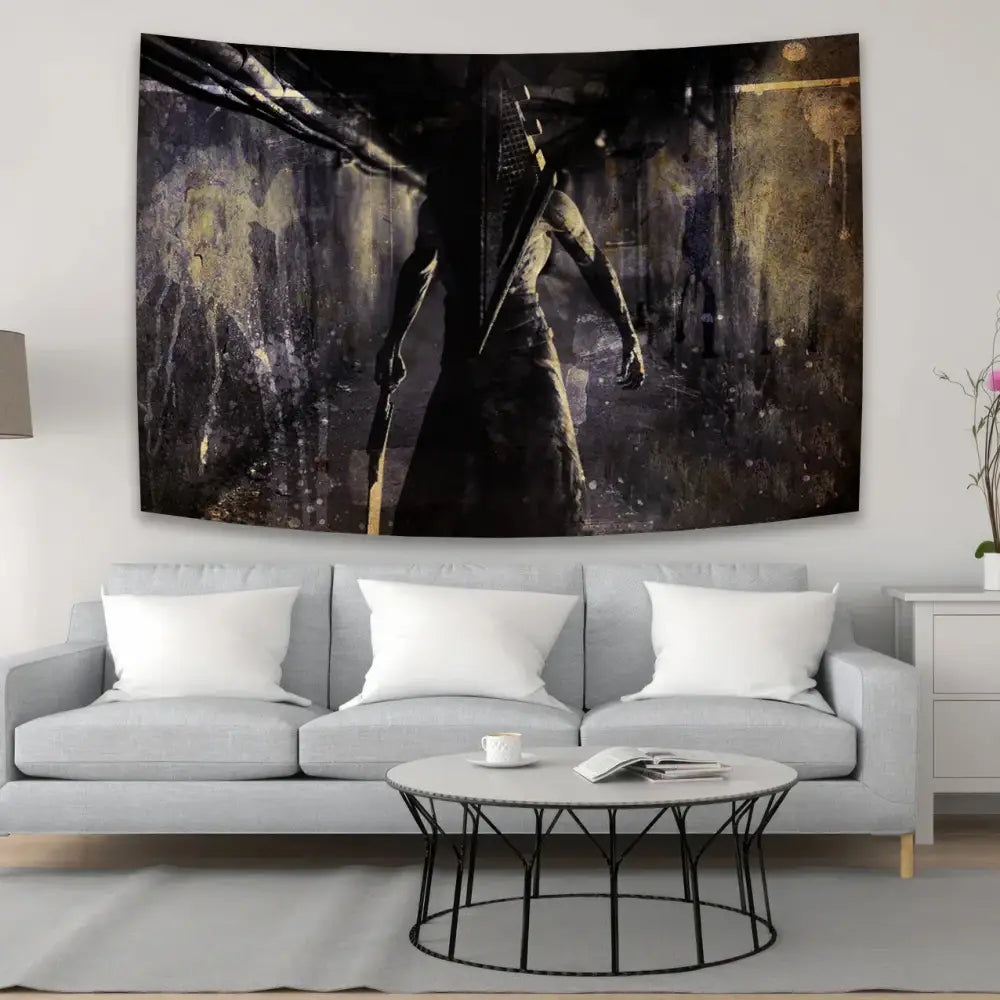 Black Sepia Tapestry