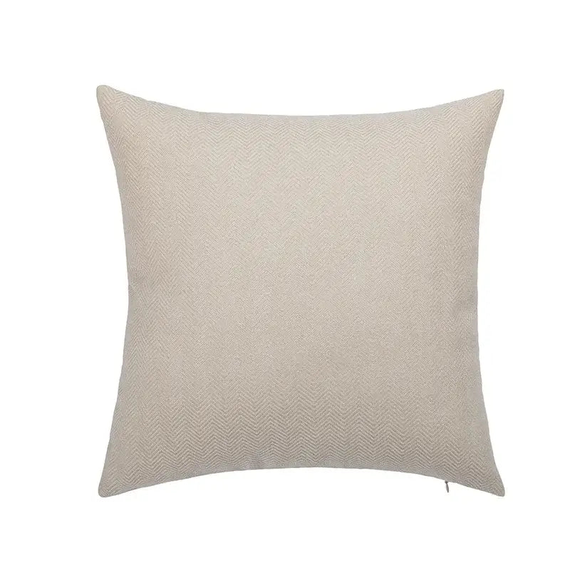 Brown Embroidery Pillowcase