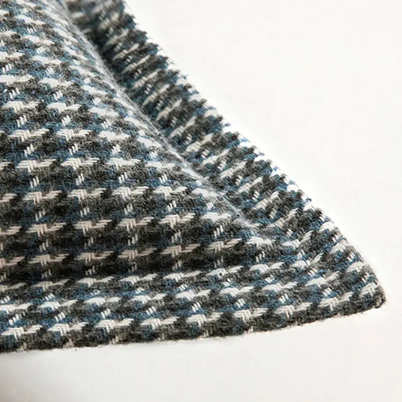 Black Houndstooth Cushion Cover