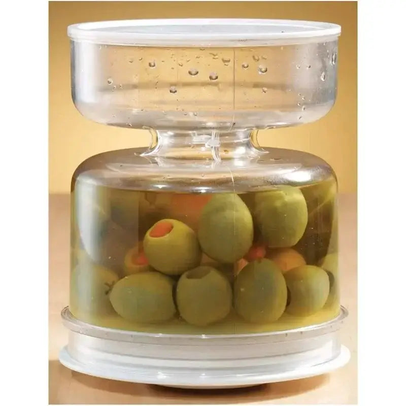Glass Hourglass Dispenser Jar