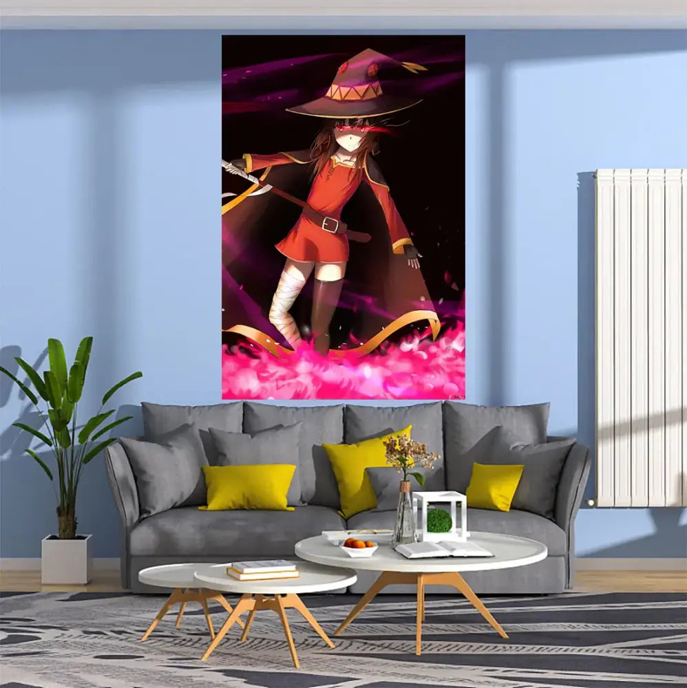 Anime Polyester Wall Tapestry