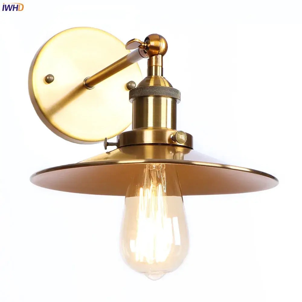 Gold Rustic LED Wall Light