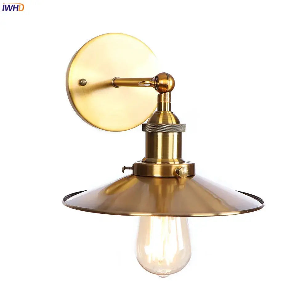 Gold Rustic LED Wall Light
