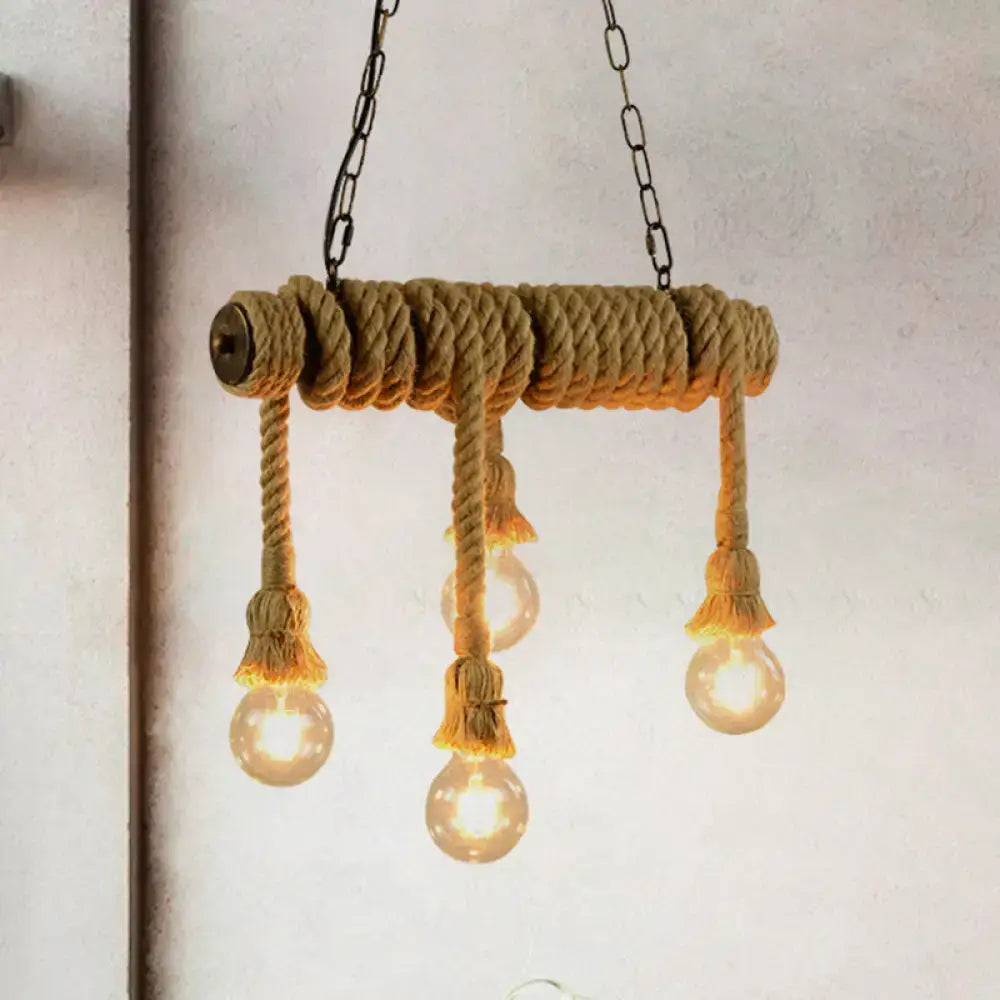 Beige Rope Island Light
