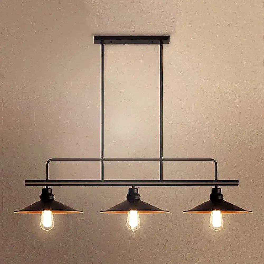 Black Cone Pendant Light