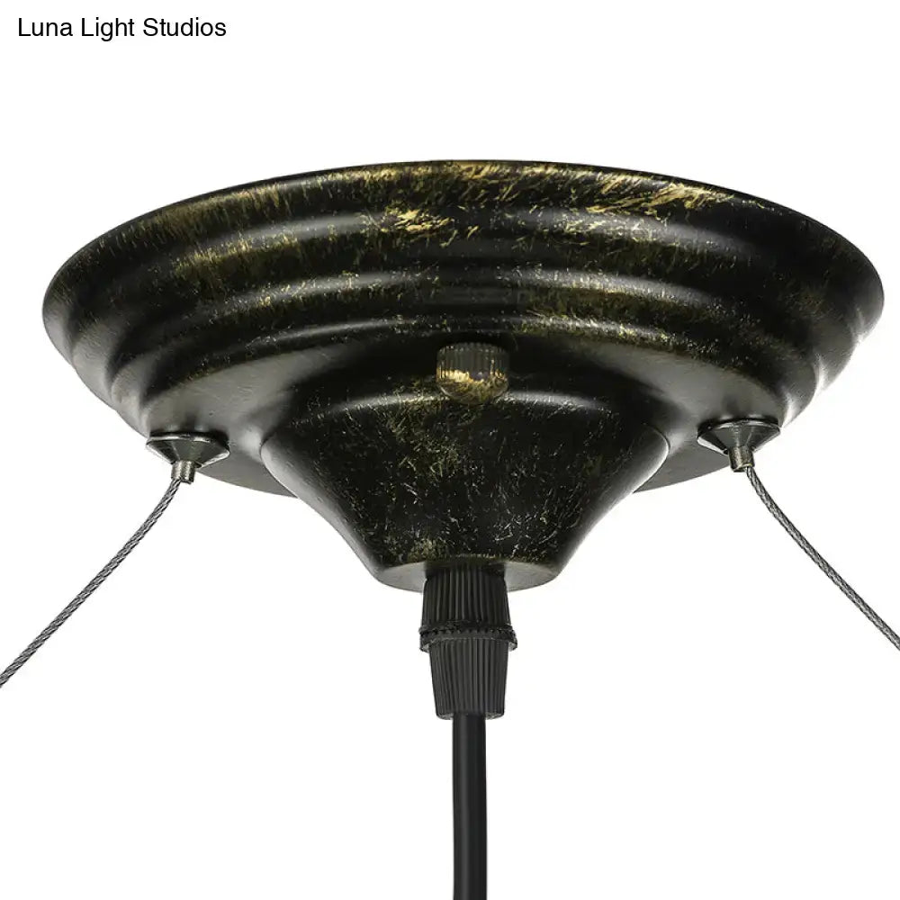Black Brass Ceiling Chandelier
