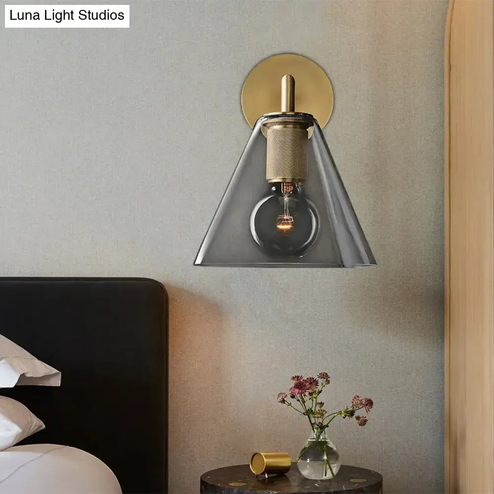 Black Brass Wall Sconce
