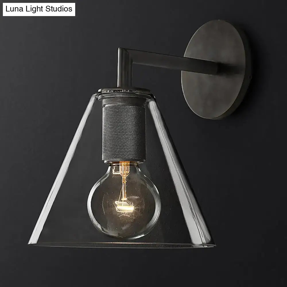 Black Brass Wall Sconce
