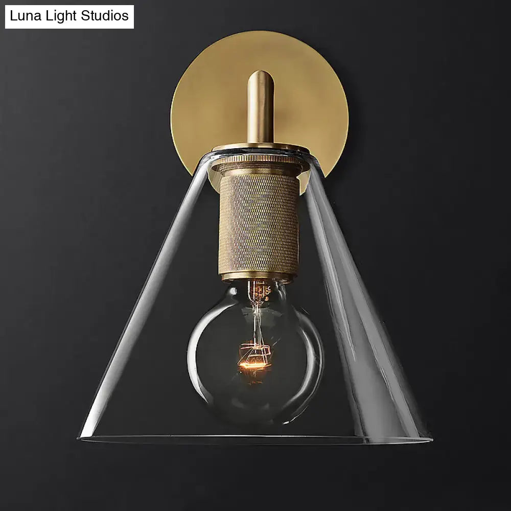 Black Brass Wall Sconce