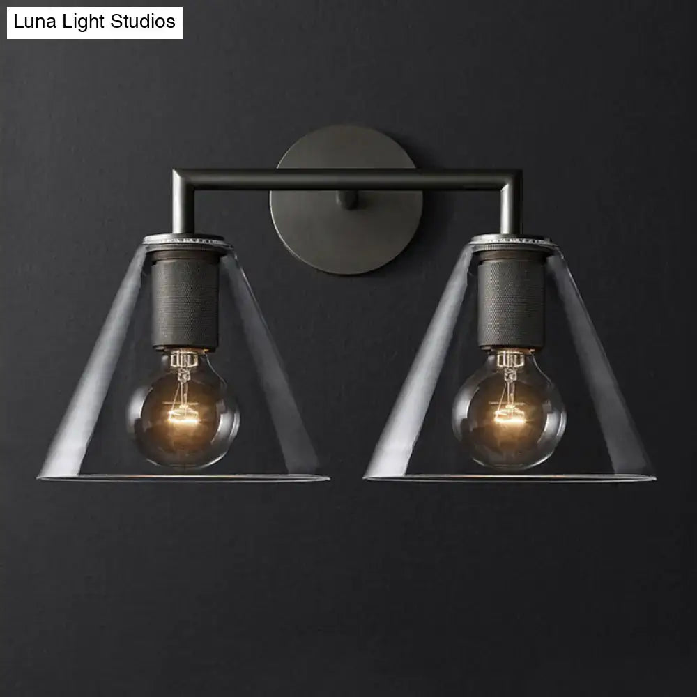 Black Brass Wall Sconce