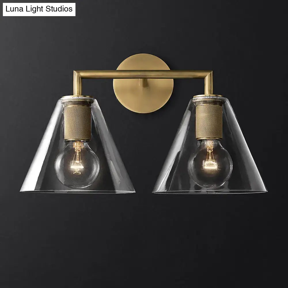 Black Brass Wall Sconce
