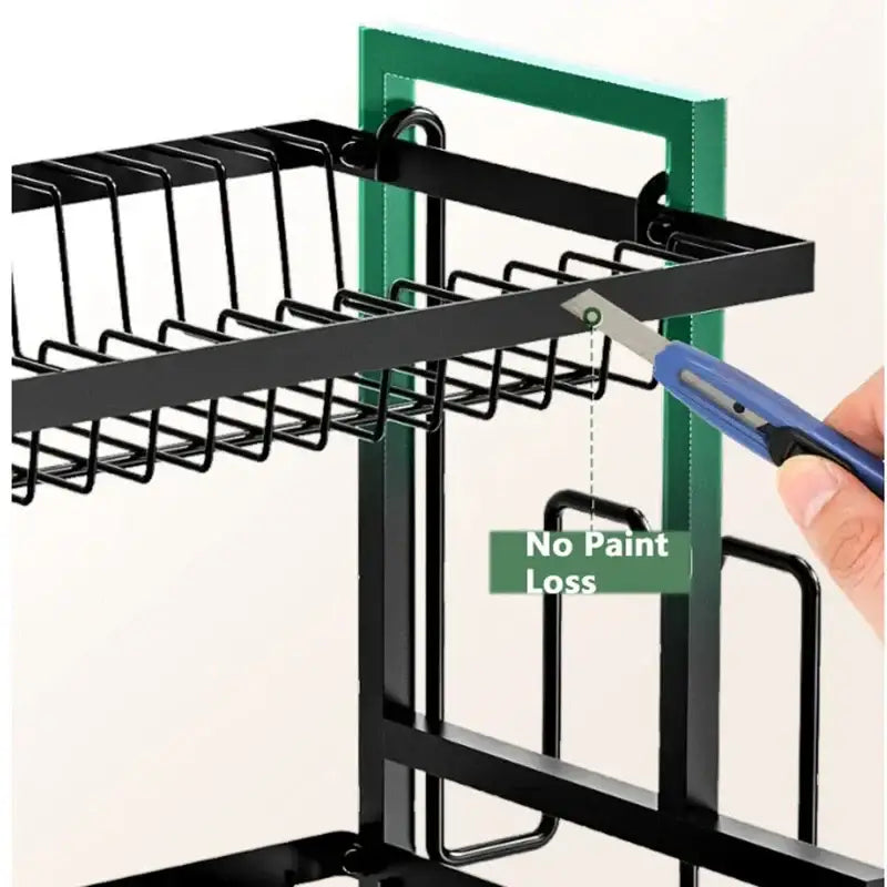 Black Gold Kitchen Rack