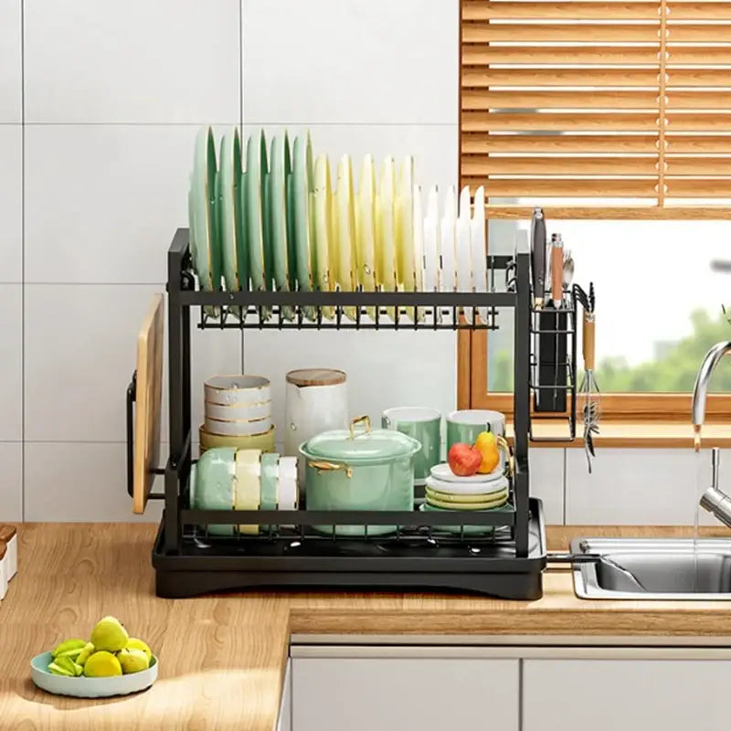 Black Gold Kitchen Rack