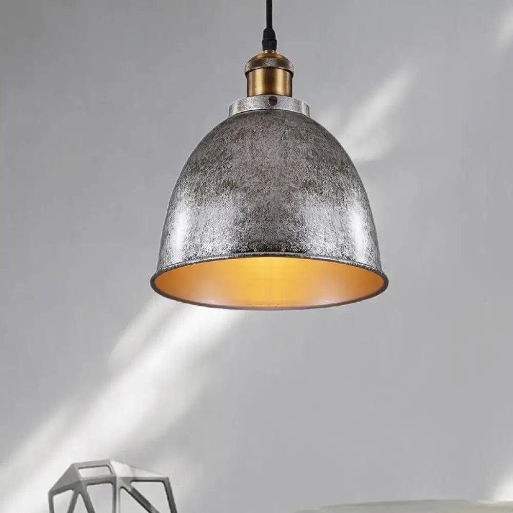 Black Dome Pendant Lamp