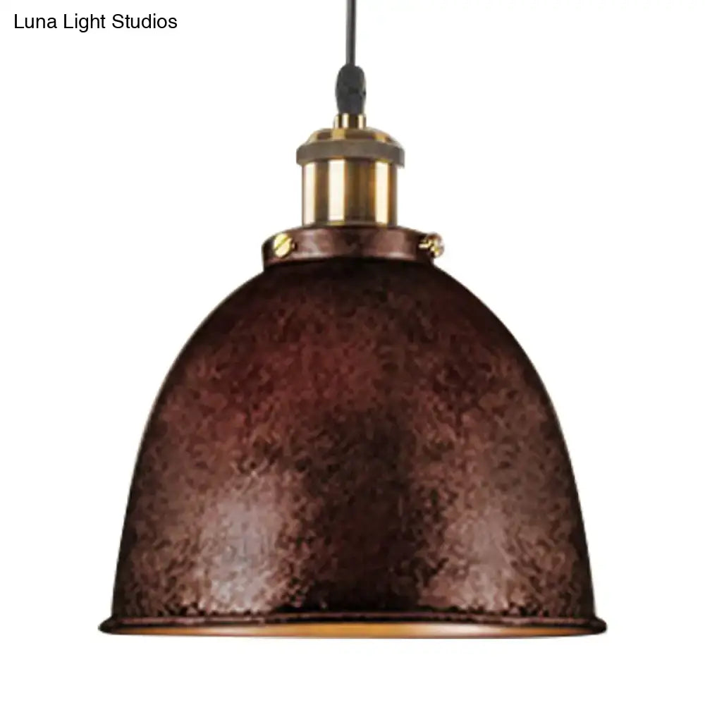 Black Dome Pendant Lamp