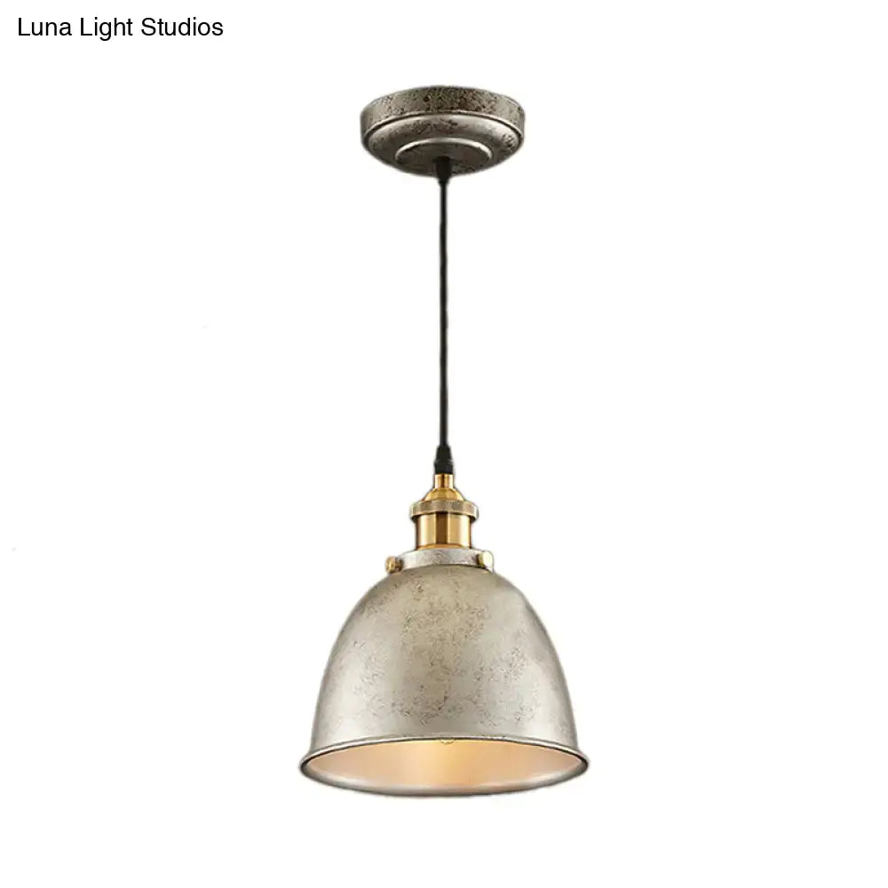 Black Dome Pendant Lamp