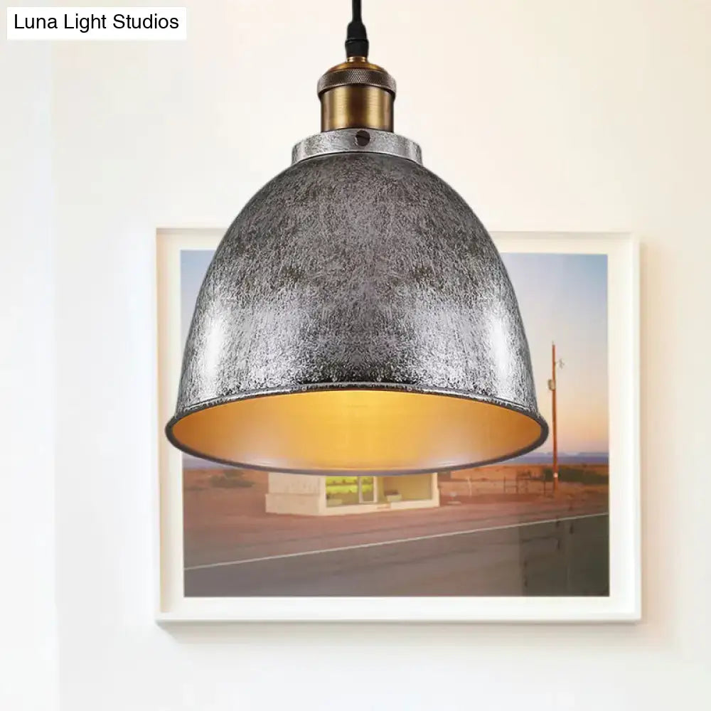 Black Dome Pendant Lamp