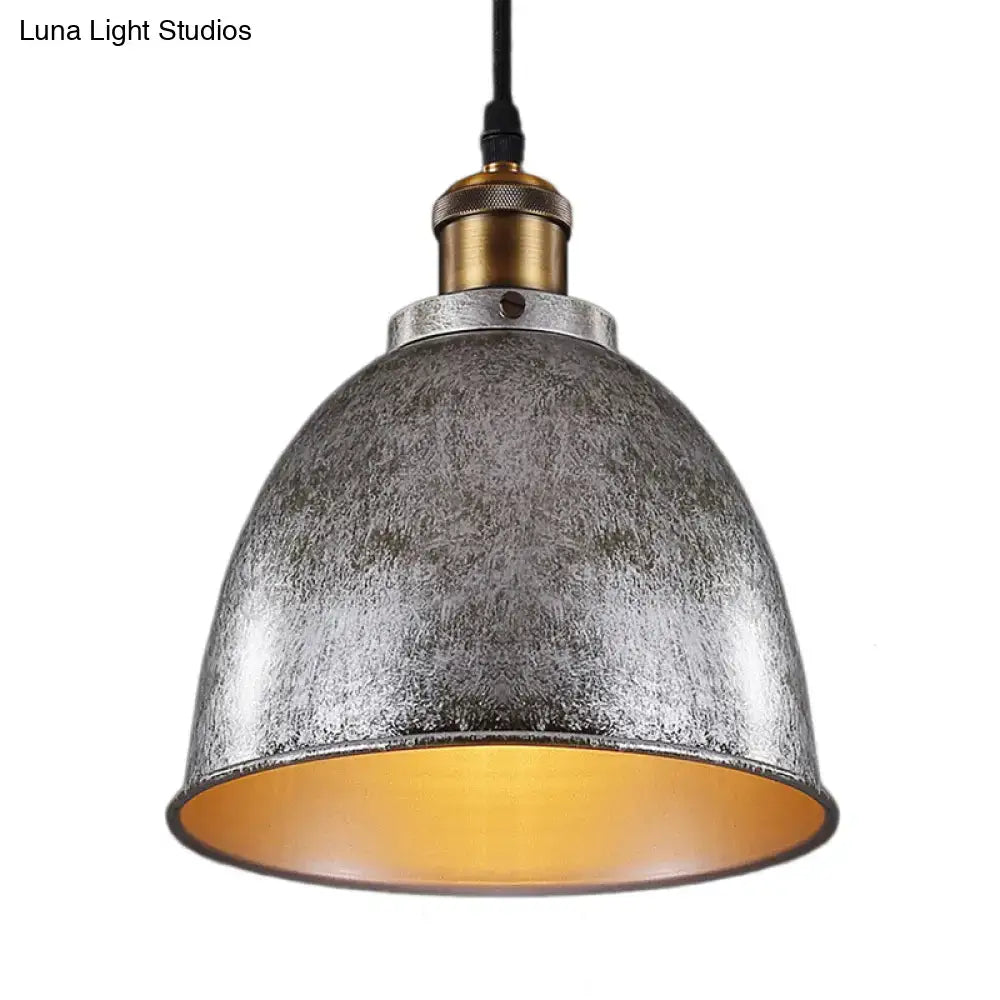 Black Dome Pendant Lamp