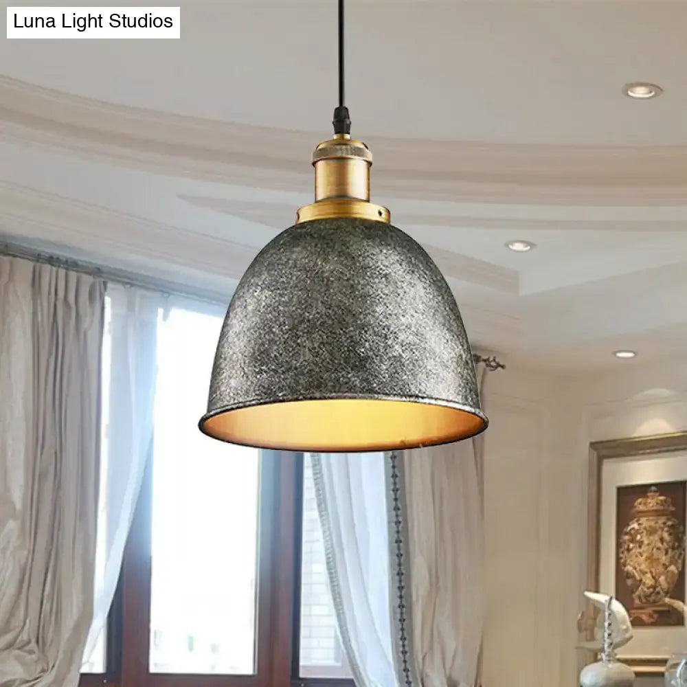 Black Dome Pendant Lamp