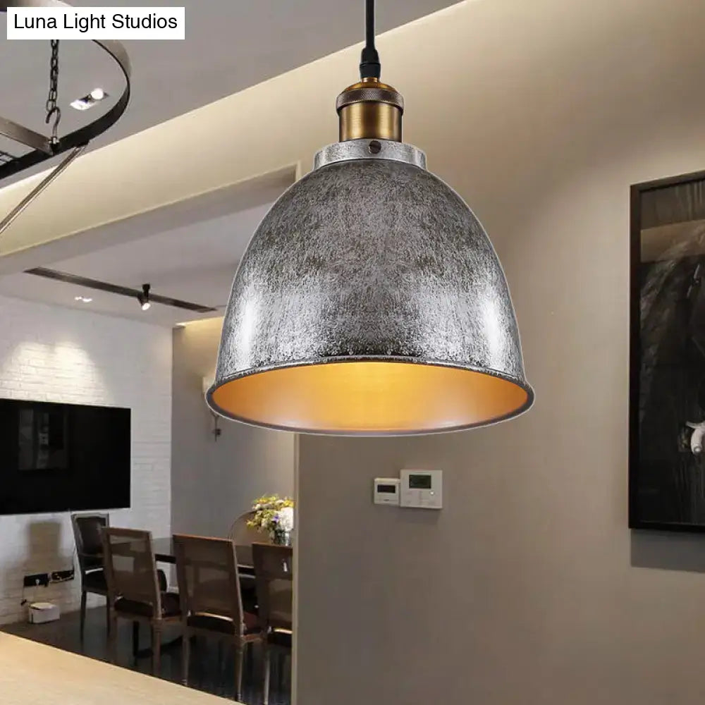 Black Dome Pendant Lamp