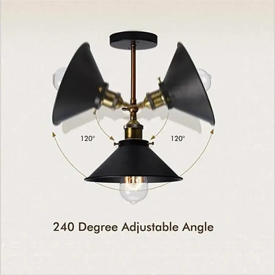 Black Brass Wall Sconce with Halogen Bulb