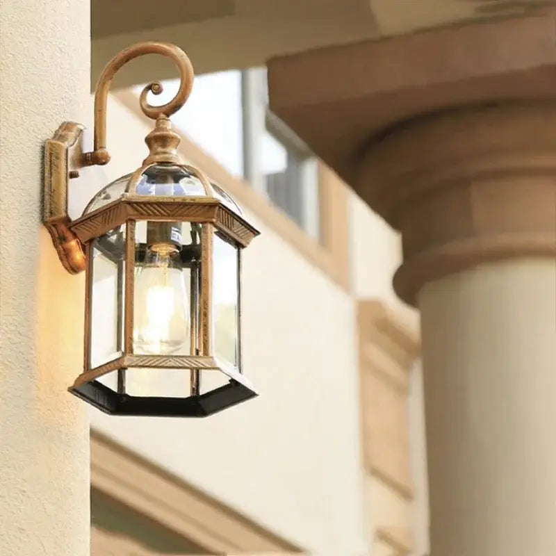 Black Bronze Wall Lantern