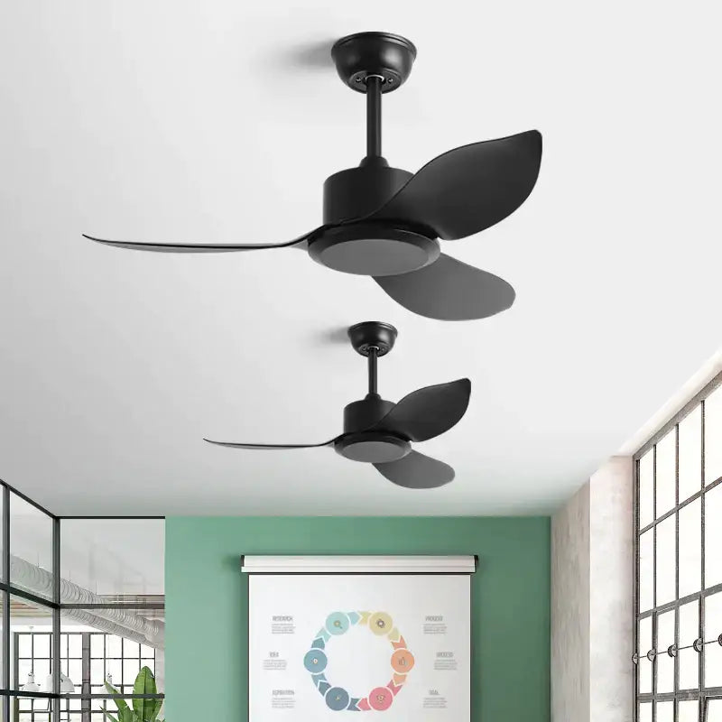 Black Industrial 48-Inch Ceiling Fan