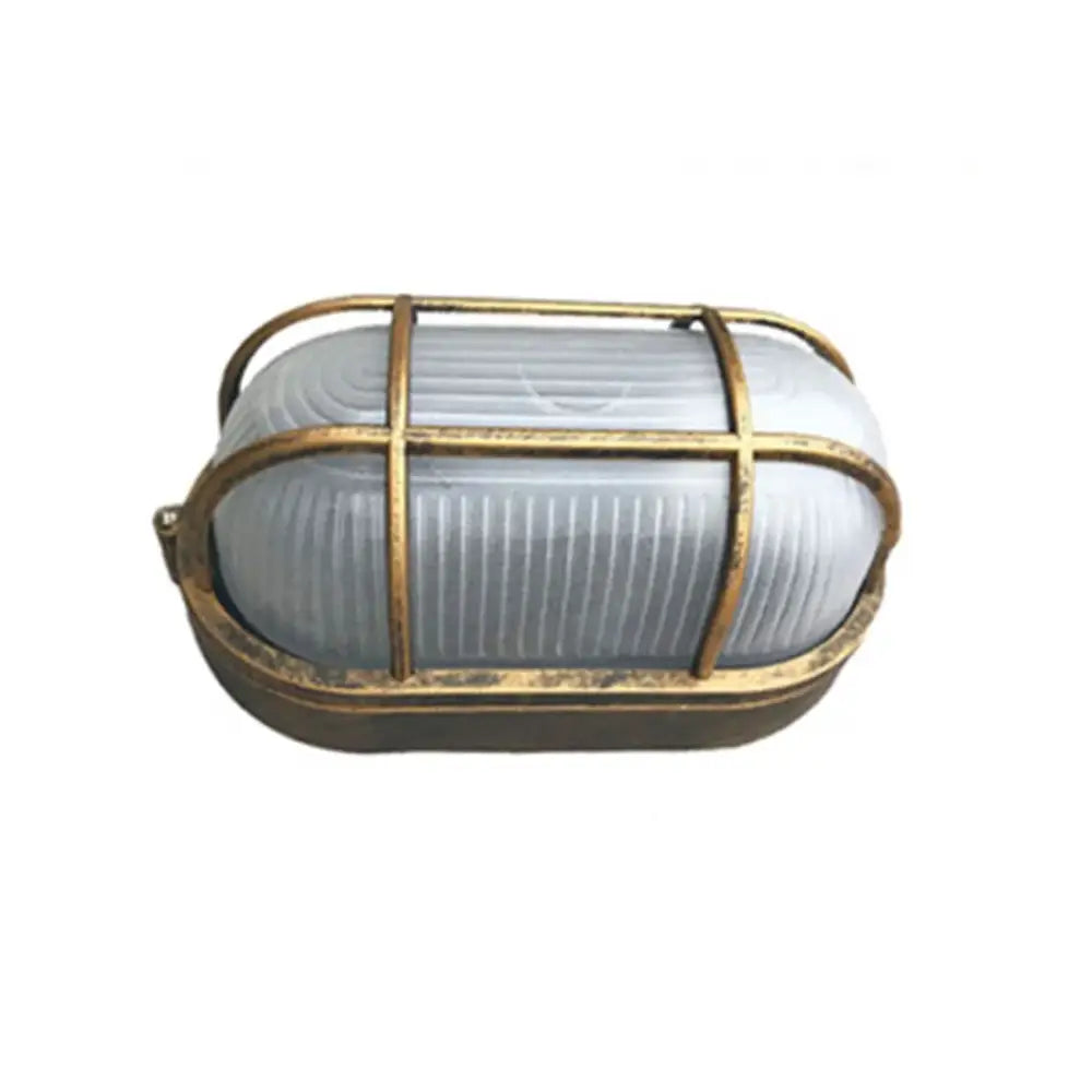 Black Bulkhead Wall Light