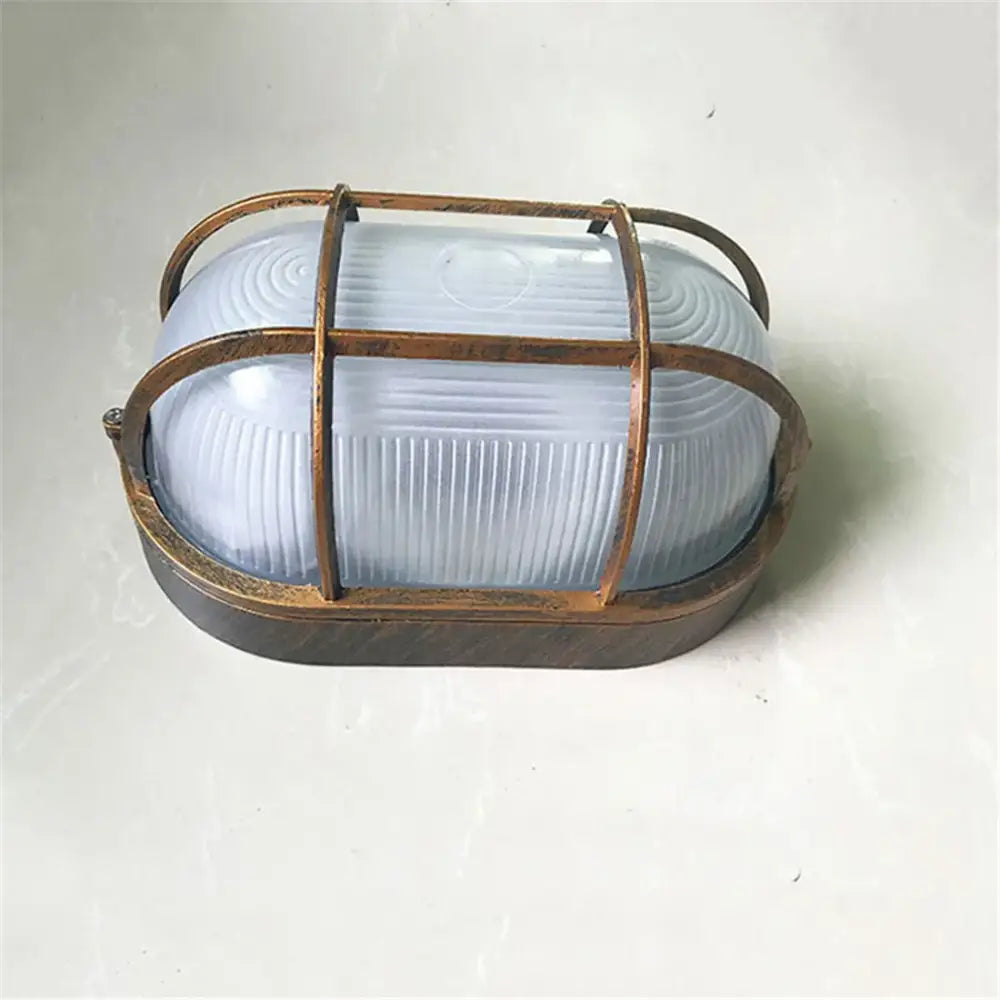 Black Bulkhead Wall Light