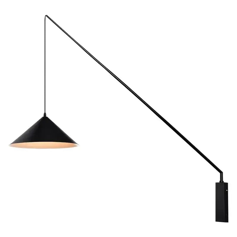 Black Iron Wall Sconce in Small or Large Size