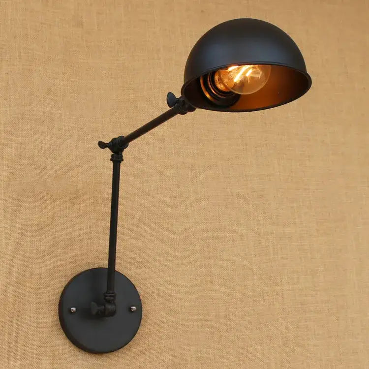 Black Edison Wall Sconce