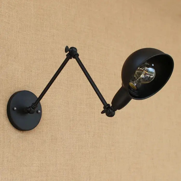 Black Edison Wall Sconce