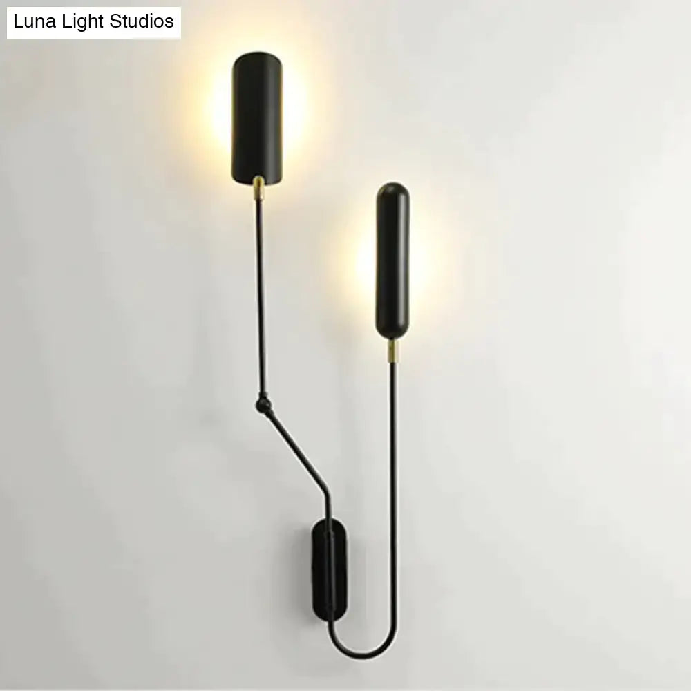 Black Industrial Wall Lamp