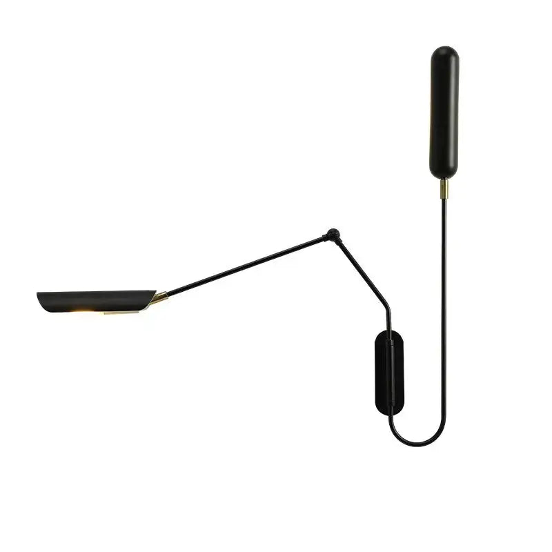 Black Industrial Wall Lamp