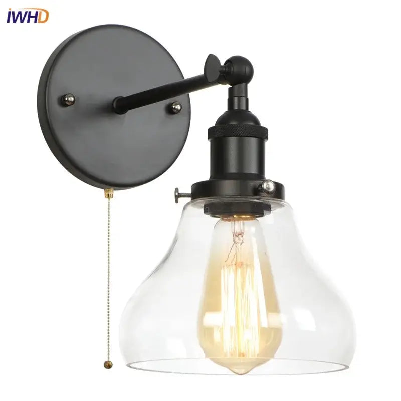 Black Iron LED Sconce