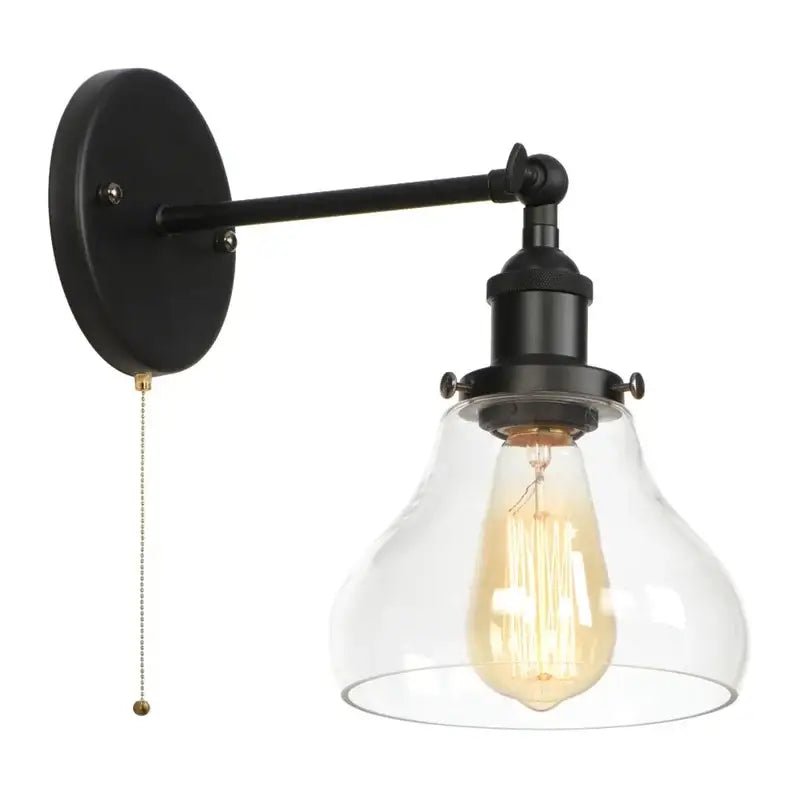 Black Iron LED Sconce