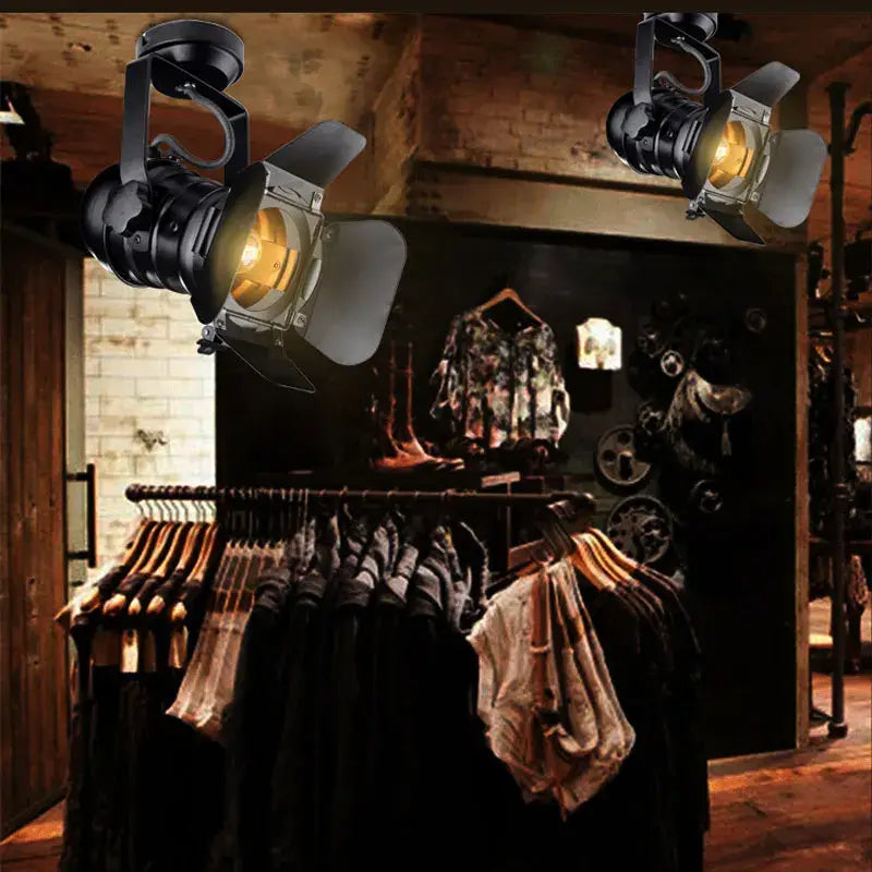 Black Dome Track Light