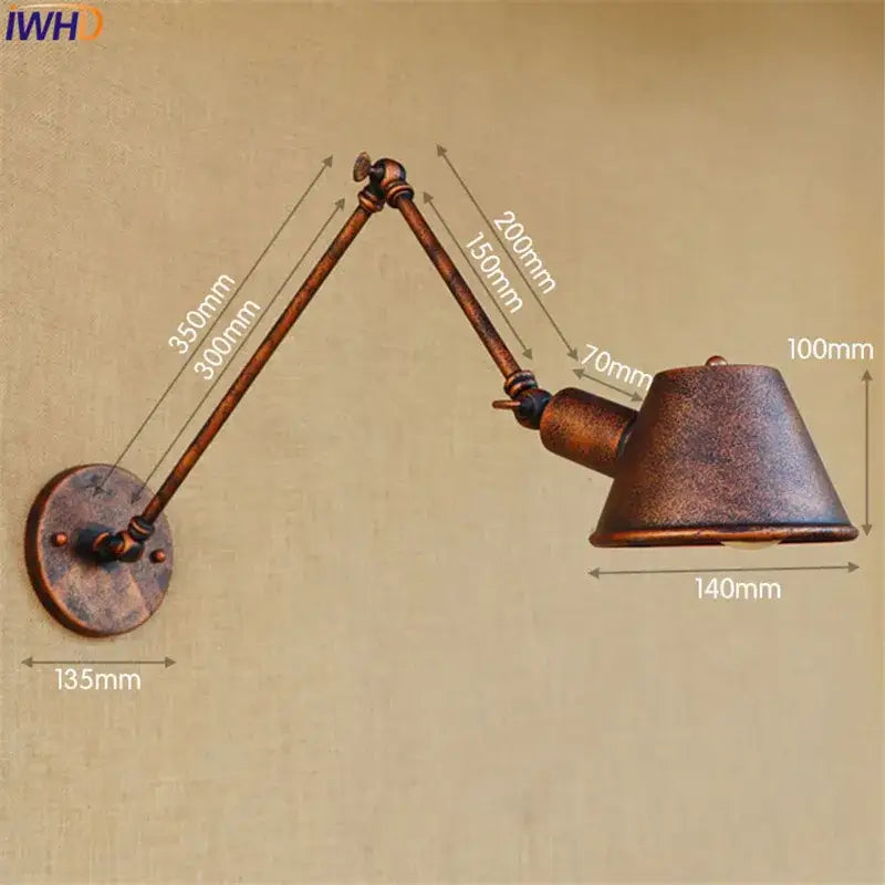 Black Swing Arm Wall Sconce